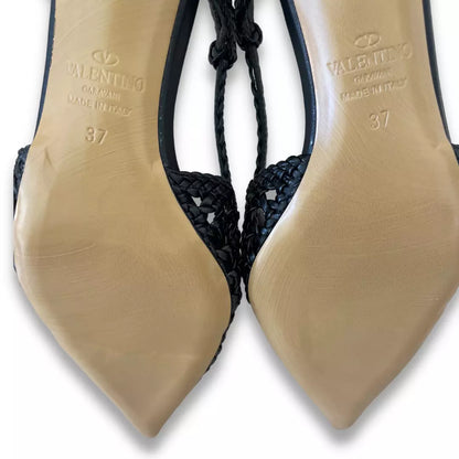 VALENTINO BLACK VLOGO SIGNATURE PUMPS