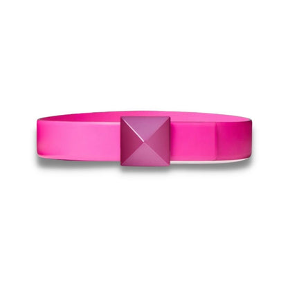 VALENTINO PINK PP ONE STUD BELT