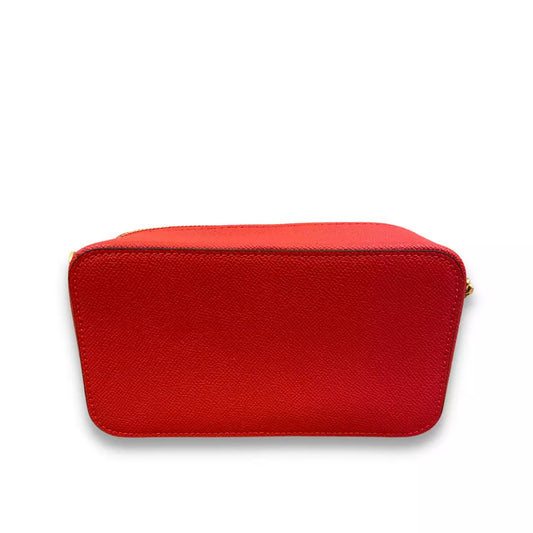 VALENTINO RED LEATHER MINI VLOGO