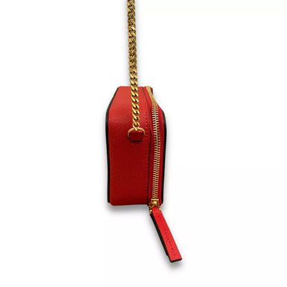 VALENTINO MINI VLOGO PIEL ROJO