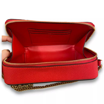 VALENTINO MINI VLOGO PIEL ROJO