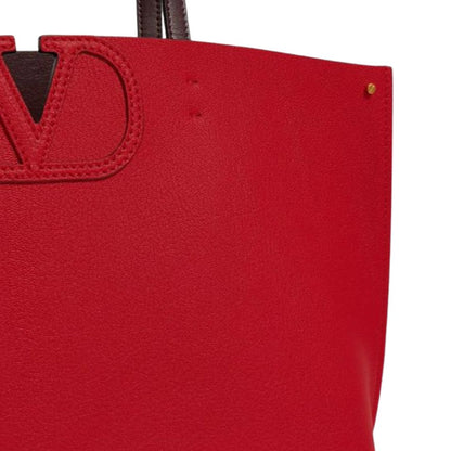 VALENTINO RED VLOGO FILL ME TOTE BAG